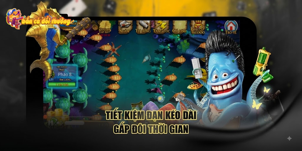 Xả đạn khi gặp boss khủng